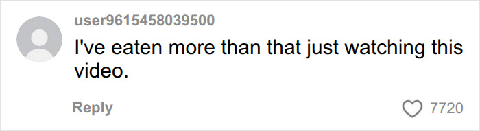 Comment about eating more just watching the lunch video Comment about eating more just watching the lunch video