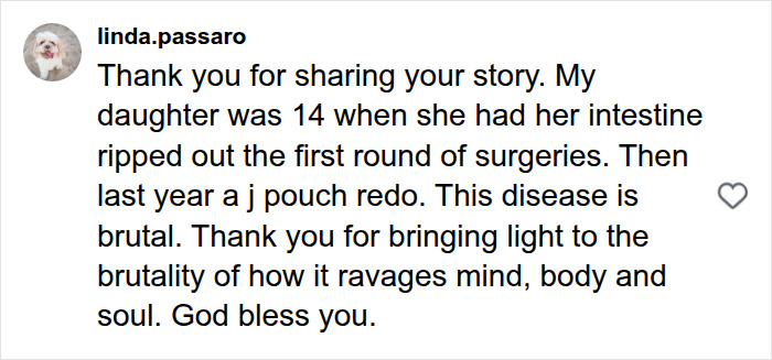An Instagram comment expressing support for Joe Manganiello in his health battle