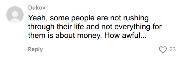 Comment on European customer service highlighting that people prefer relaxed dining out instead of rushing for money. Comment on European customer service highlighting that people prefer relaxed dining out instead of rushing for money.