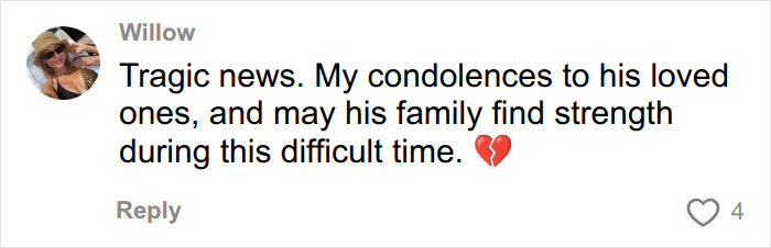 Comment expressing condolences and strength for family in difficult time after UK wildlife park incident Comment expressing condolences and strength for family in difficult time after UK wildlife park incident