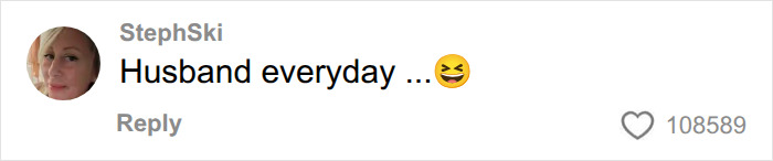 Comment about husband eating lunch every day with emoji Comment about husband eating lunch every day with emoji