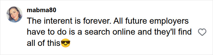 Online comment about future employers seeing the viral video of a student telling protester to go back to your country Online comment about future employers seeing the viral video of a student telling protester to go back to your country