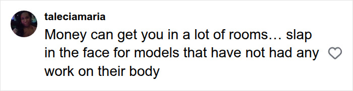 Comment about money and model work at Victoria's Secret fashion event Comment about money and model work at Victoria's Secret fashion event