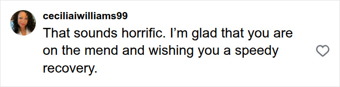A well-wish comment hoping for Joe Manganiello recovery after major amputation