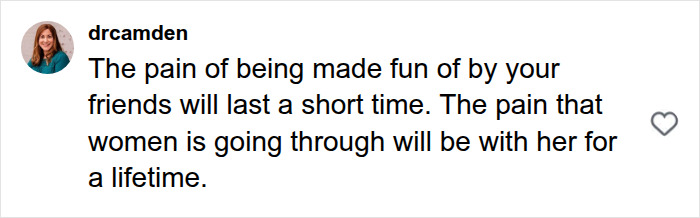 Social media comment highlighting empathy and respect regarding how boys are raised.