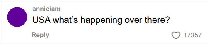 A post by anniciam asking USA what is happening over there, tied to Dell CEO wife stunned nation story