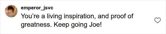 A fan praising Joe Manganiello as a living inspiration during health battle
