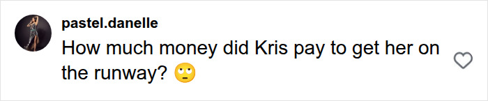 Comment questioning money spent for Kylie Jenner's Victoria's Secret runway appearance Comment questioning money spent for Kylie Jenner's Victoria's Secret runway appearance