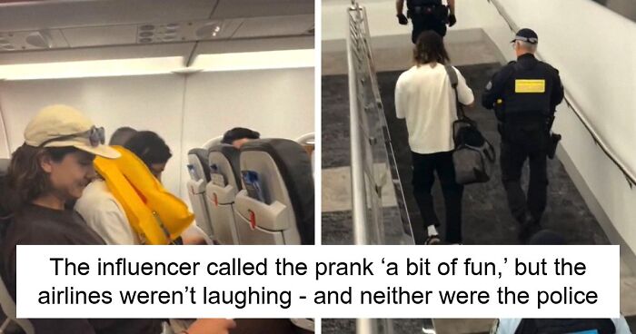 Influencer Hugh Lovett Turned A Plane Safety Demo Into A Joke, And It Backfired Spectacularly