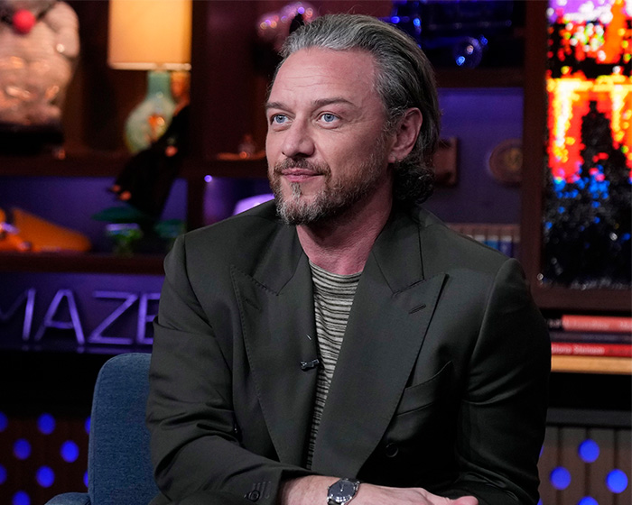 James McAvoy sitting in an interview discussing his acting career and bullying experience James McAvoy sitting in an interview discussing his acting career and bullying experience
