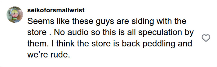 Comment on siding with store in Kelly Clarkson security footage feud