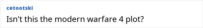 Comment by cetootski asking if rumors surrounding Kim Jong Un resemble a Modern Warfare 4 plot Comment by cetootski asking if rumors surrounding Kim Jong Un resemble a Modern Warfare 4 plot