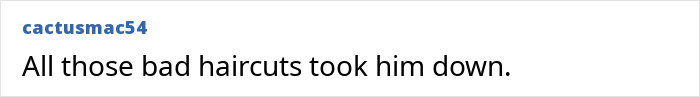 User comment by cactusmac54 about Kim Jong Un bad haircuts following d***h rumors. User comment by cactusmac54 about Kim Jong Un bad haircuts following d***h rumors.