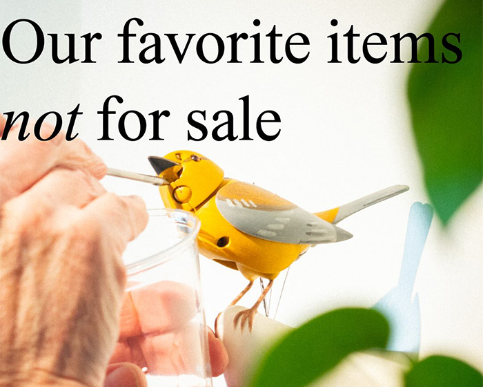 Yellow bird figurine marked not for sale in Kelly Clarkson's Brooklyn shopkeeper feud