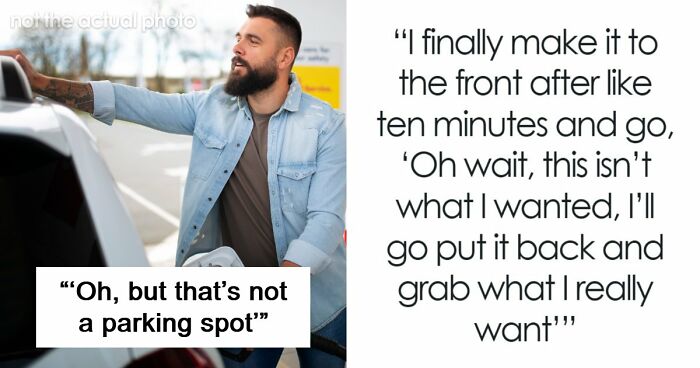 Man Takes His Sweet Time Shopping In The Gas Station To Annoy A Karen Who Made His Favorite Employee Upset