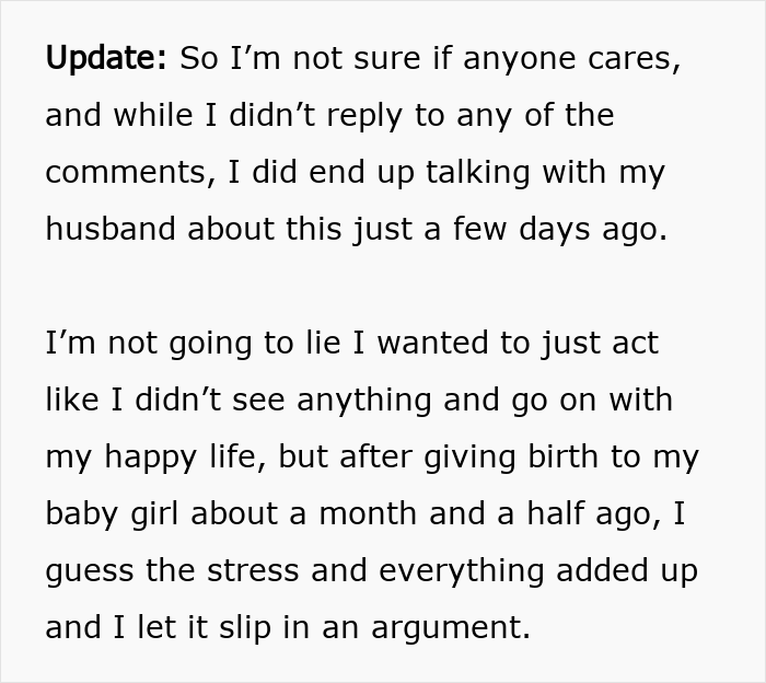 Text update revealing husband's obsession after hidden photos discovered Text update revealing husband's obsession after hidden photos discovered