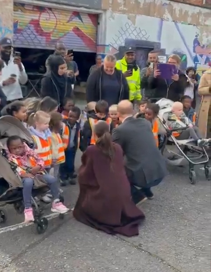 Meghan and Harry engaging with children at Nottingham event Meghan and Harry engaging with children at Nottingham event