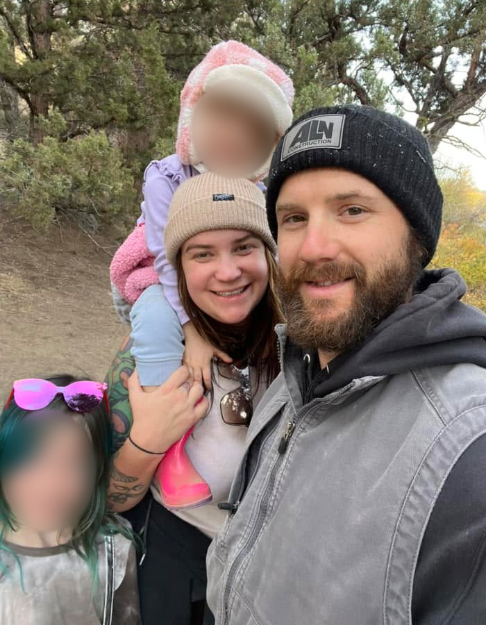 Family photo including mom and man related to Oregon elementary school tragedy