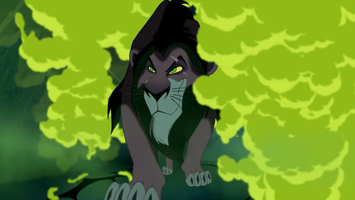 Scar from The Lion King looking smug, representing clever and intelligent insults.
