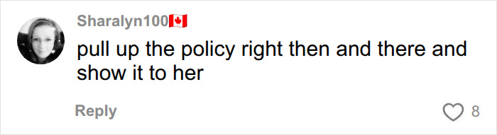 Social media comment suggesting showing official breast pump policy to airport employee. Social media comment suggesting showing official breast pump policy to airport employee.