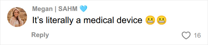 A comment on Delta passenger breast pump dispute stating It is literally a medical device. A comment on Delta passenger breast pump dispute stating It is literally a medical device.