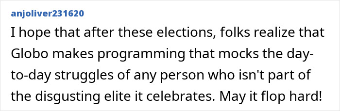 Comment expressing hope the nepo babies reality show flops for mocking ordinary struggles Comment expressing hope the nepo babies reality show flops for mocking ordinary struggles