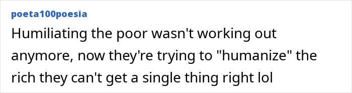 Social media comment criticizing new reality show for nepo babies Social media comment criticizing new reality show for nepo babies