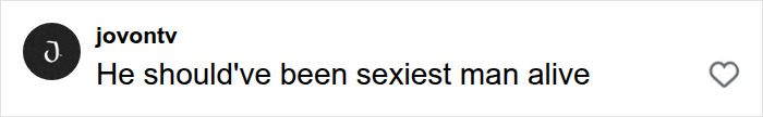 User comment online supporting the star for Sexiest Man Alive.
