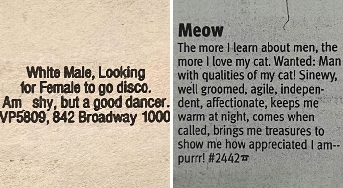 72 Funny Personal Ads From The Past That Might Make You Want To Get Off Dating Apps