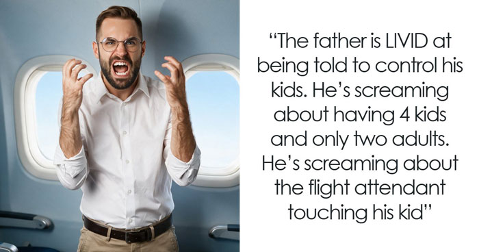 Dad Yells And Threatens Crew After Being Asked To Control His Child, Flight Diverted