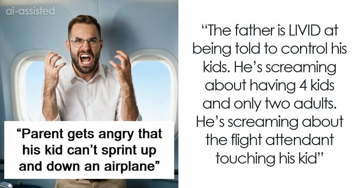 Dad Yells And Threatens Crew After Being Asked To Control His Child, Flight Diverted