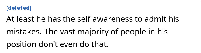 User comment reflecting on Patrick Stewart relationship with his kids.