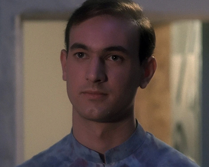 A close-up image of Daniel Stewart, highlighting discussions around Patrick Stewart's relationship with his kids.