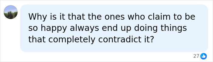 Comment on happiness contradiction in family resort attack story
