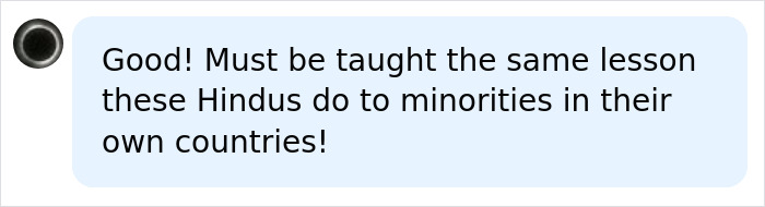 Facebook comment about minorities in other countries, related to the blasphemy sentence of a Sri Lankan. Facebook comment about minorities in other countries, related to the blasphemy sentence of a Sri Lankan.