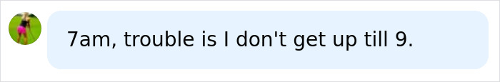 Funny user comment about morning schedules and how often you should be going to the toilet. Funny user comment about morning schedules and how often you should be going to the toilet.