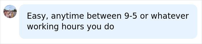 A comment about going to the toilet during working hours. A comment about going to the toilet during working hours.