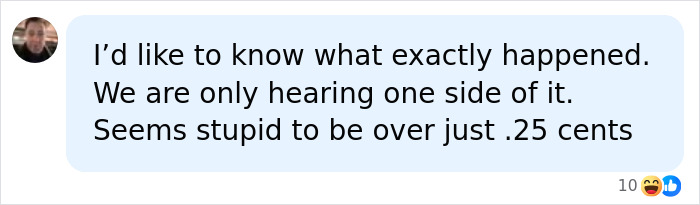A social media comment about an ice cream shop owner rant defending a teen employee. A social media comment about an ice cream shop owner rant defending a teen employee.