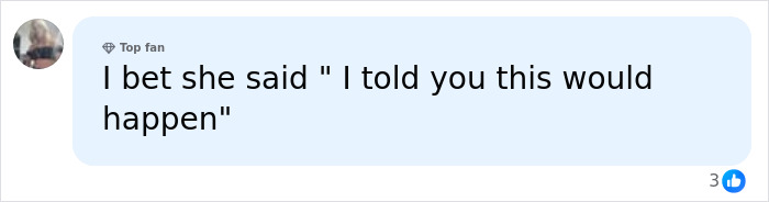 Facebook comment about Christa Pike saying, I told you this would happen, regarding a botched lethal injection