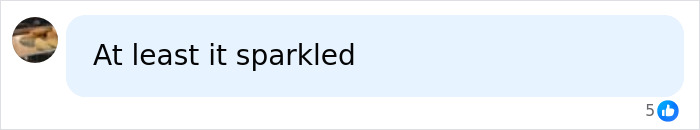 Comment noting inappropriate gift sparkled Comment noting inappropriate gift sparkled