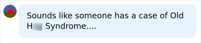 Comment suggesting someone has Old H syndrome related to Jennifer Aniston Comment suggesting someone has Old H syndrome related to Jennifer Aniston
