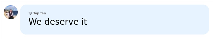 Comment discussing deserving the assessed threats to human health and survival