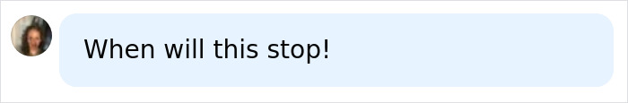 Comment asking when the violence related to FIT student’s fashion dream will stop