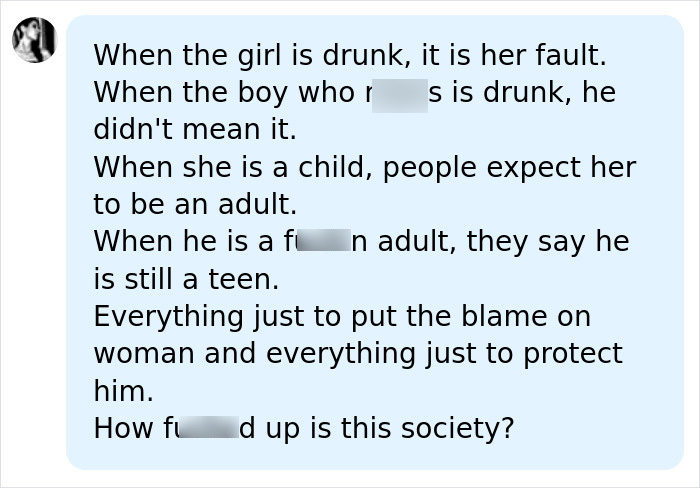 Text message blaming society in FIT student fashion tragedy