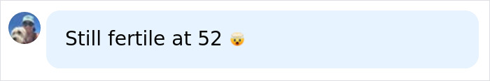 Comment mentioning fertility at 52 related to Hilary Swank's baby bump Comment mentioning fertility at 52 related to Hilary Swank's baby bump
