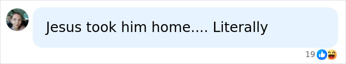 Comment saying Jesus literally took the priest home Comment saying Jesus literally took the priest home