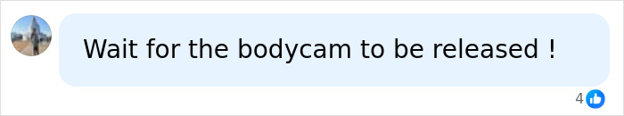 A social media comment mentioning police bodycam footage regarding Selma Blair. A social media comment mentioning police bodycam footage regarding Selma Blair.
