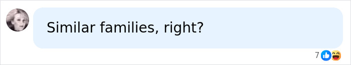 A user comment asking about similar families regarding Meghan Markle A user comment asking about similar families regarding Meghan Markle