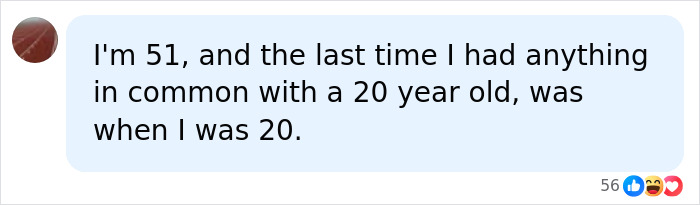 A fan comment comparing ages in reference to Tobey Maguire. A fan comment comparing ages in reference to Tobey Maguire.