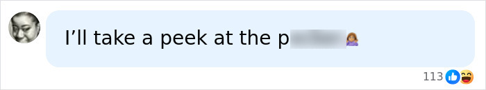 Social media user comment stating they will take a peek at the explicit scene from a Netflix miniseries.